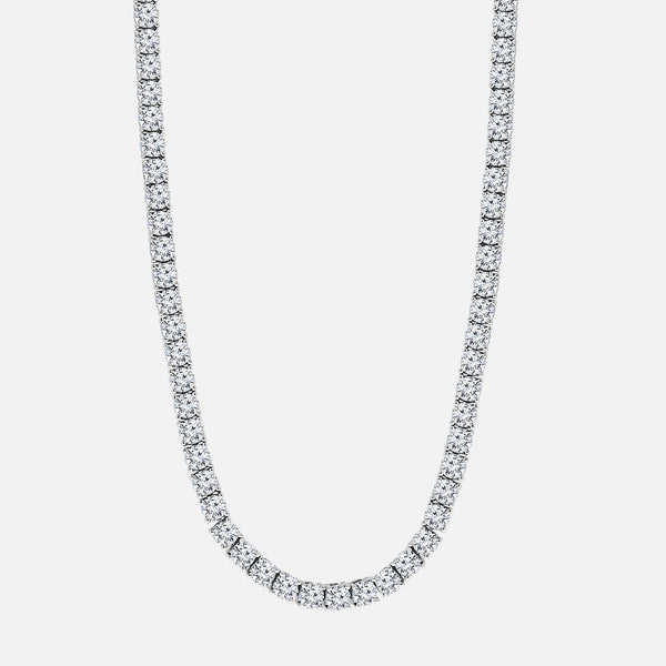 Tennis Chain. - (VVS CZ)  4MM