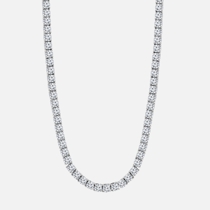 Tennis Chain. - (VVS CZ)  4MM