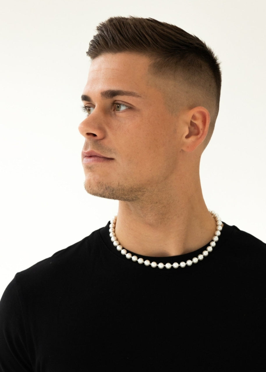 Pearl Chain. - (Silver 8MM