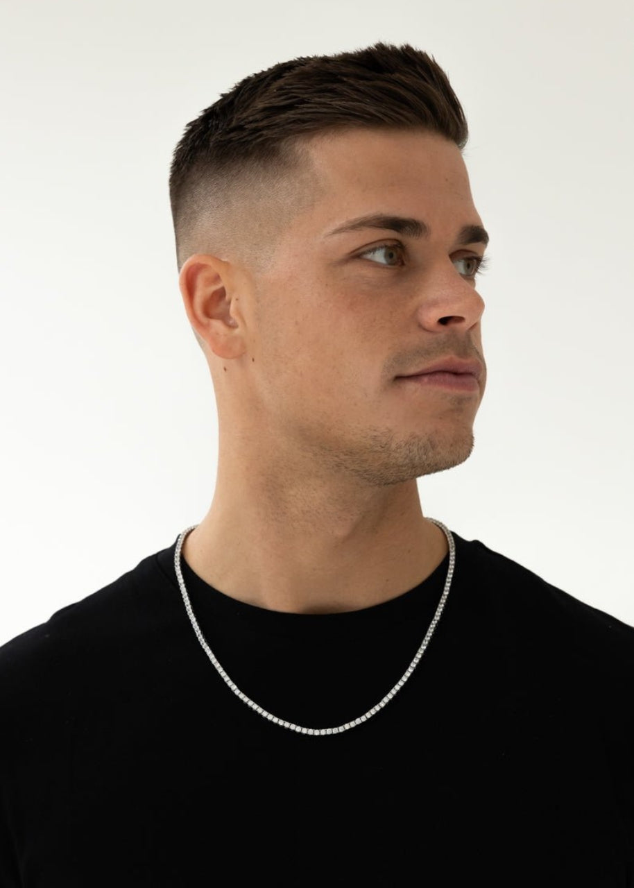 Tennis Chain. - (VVS CZ) 3MM