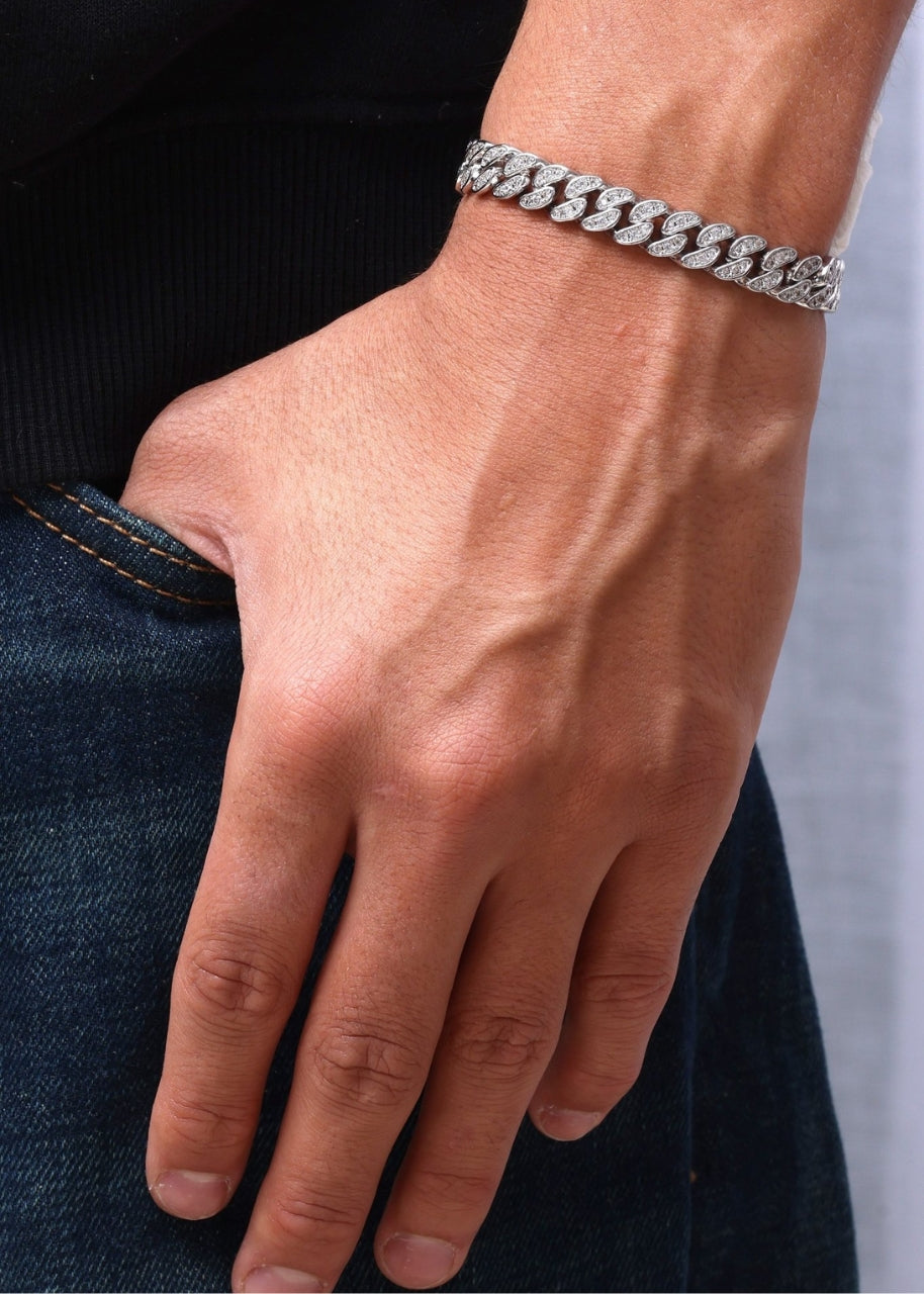 Ice BRACELET. - (VVS CZ) 8MM