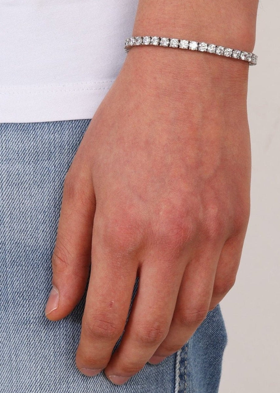 Tennis Bracelet. - (VVS CZ) 4MM