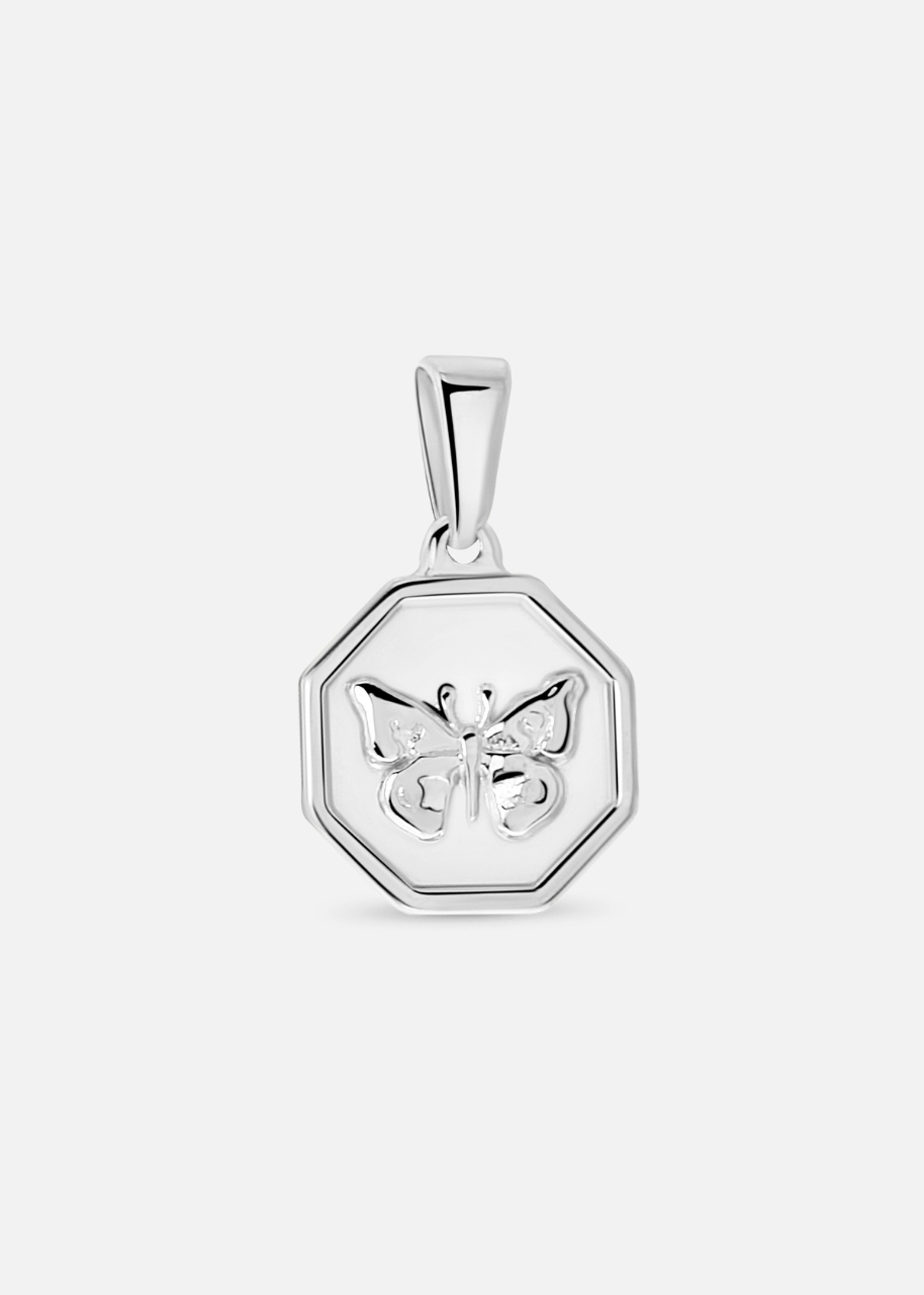Butterfly Pendant. - (Stainless Steel)