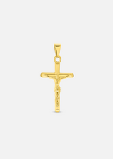 Crucifix Pendant. - (Gold)