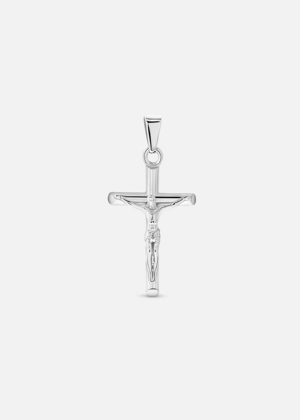 🎁 Crucifix Pendant. - (Silver)