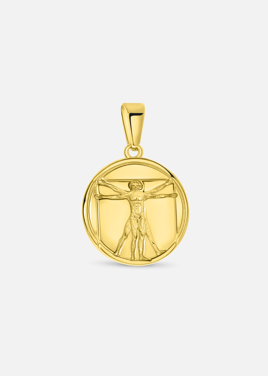 🎁 Leonardo da Vinci Pendant. - (Gold) (15% off)