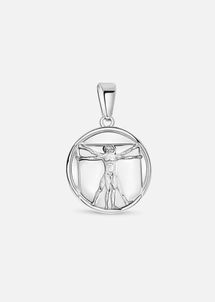 🎁 Leonardo da Vinci Pendant. - (Silver) (15% off)