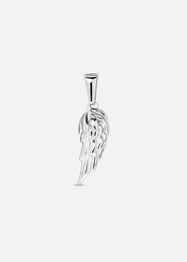 Wing Pendant. - (Stainless Steel)