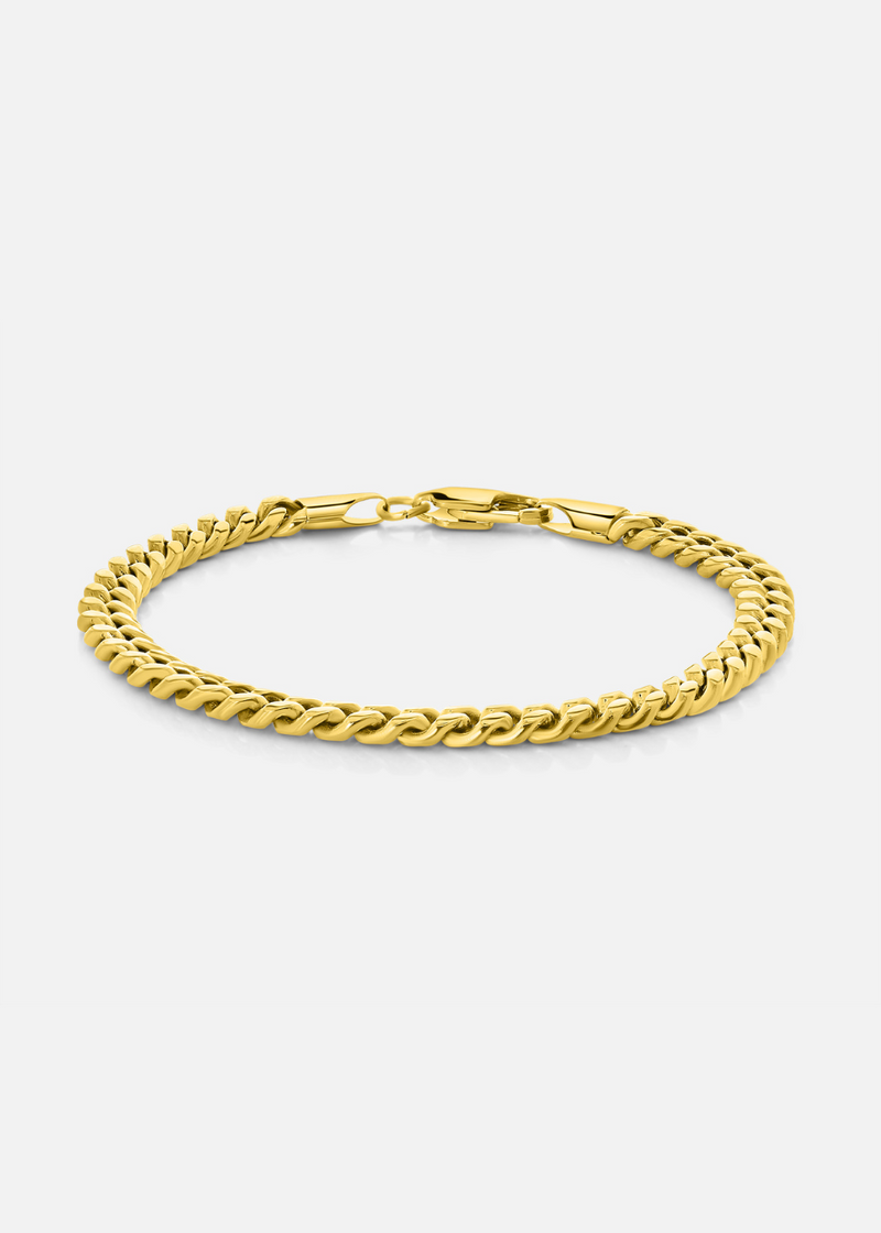 Cuban. - (Gold Plated) 5MM