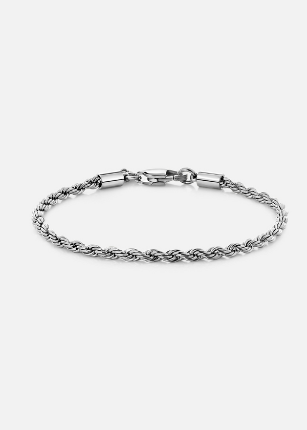 Rope. - (Silver) 3MM