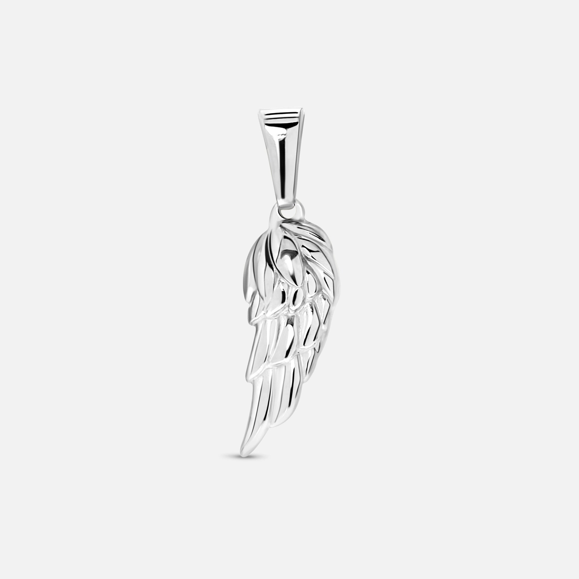 Wing Pendant. - (Silver)