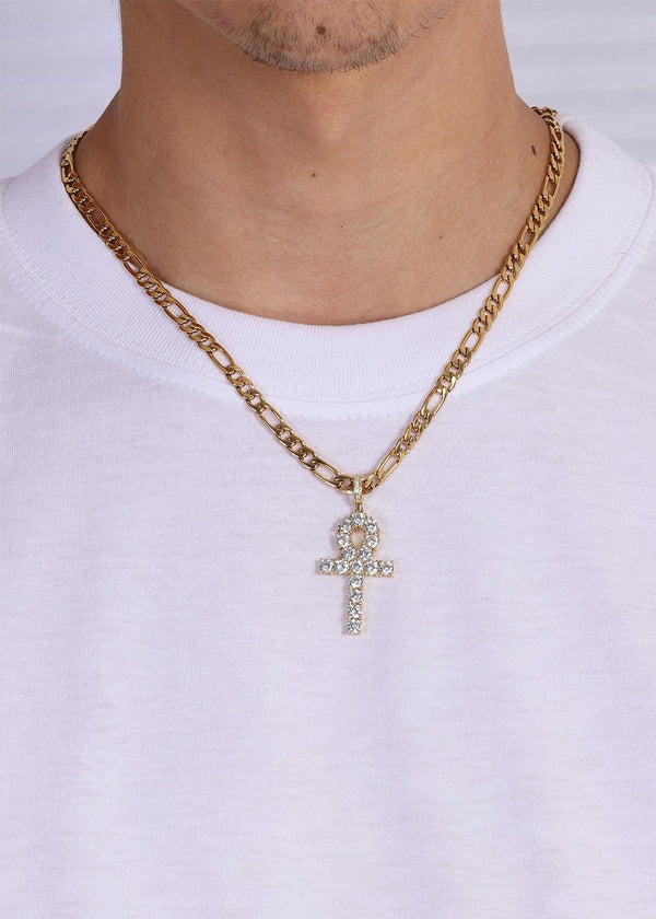 Ankh Pendant. - (VVS CZ) - ICEBOYS