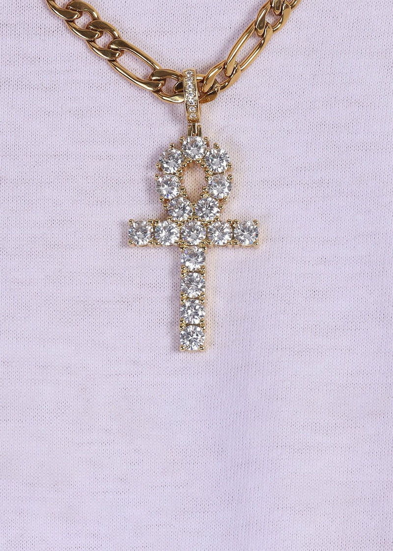 Ankh Pendant. - (VVS CZ) - ICEBOYS