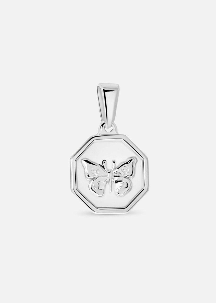 Butterfly Pendant. - (Silver) - ICEBOYS