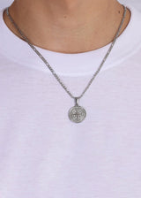 Compass Pendant. - (Silver) - ICEBOYS