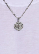 Compass Pendant. - (Silver) - ICEBOYS