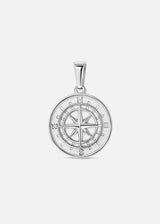 Compass Pendant. - (Silver) - ICEBOYS