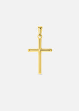 Cross Pendant. - (Gold) - ICEBOYS