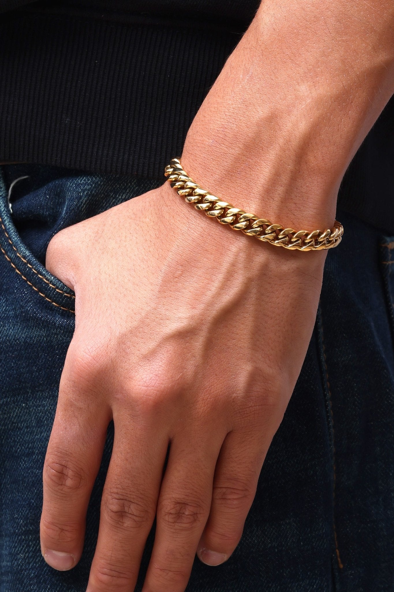 Cuban Bracelet. - (Gold) 8MM - ICEBOYS