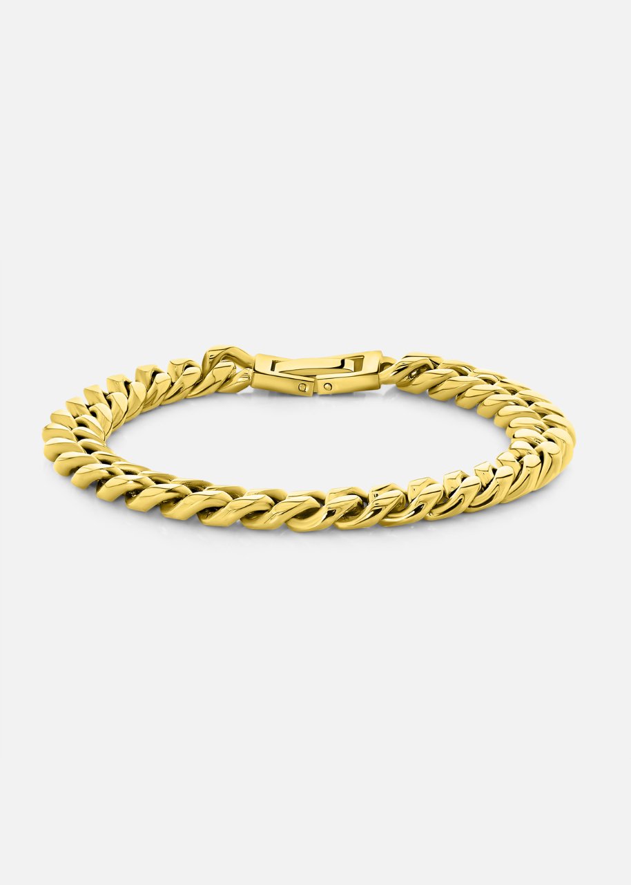 Cuban Bracelet. - (Gold) 8MM - ICEBOYS