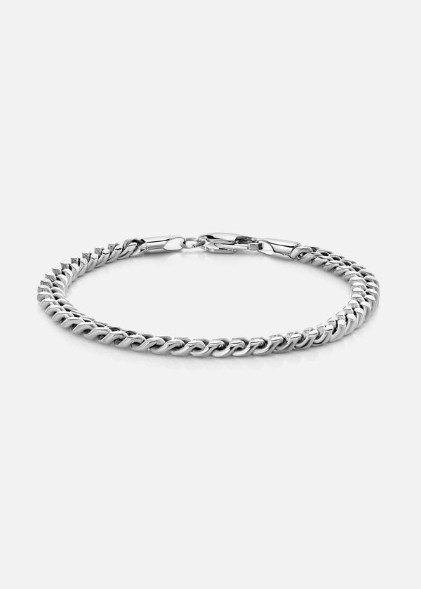 Cuban Bracelet. - (Silver) 5MM - ICEBOYS