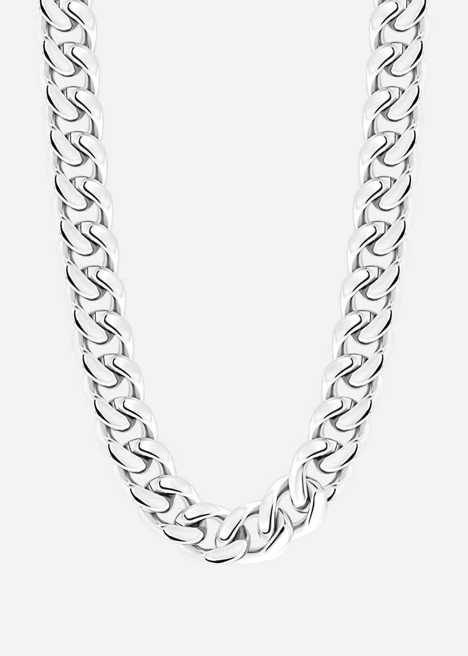 Cuban Chain. - (Silver) 12MM - ICEBOYS