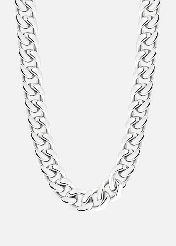 Cuban Chain. - (Silver) 12MM - ICEBOYS