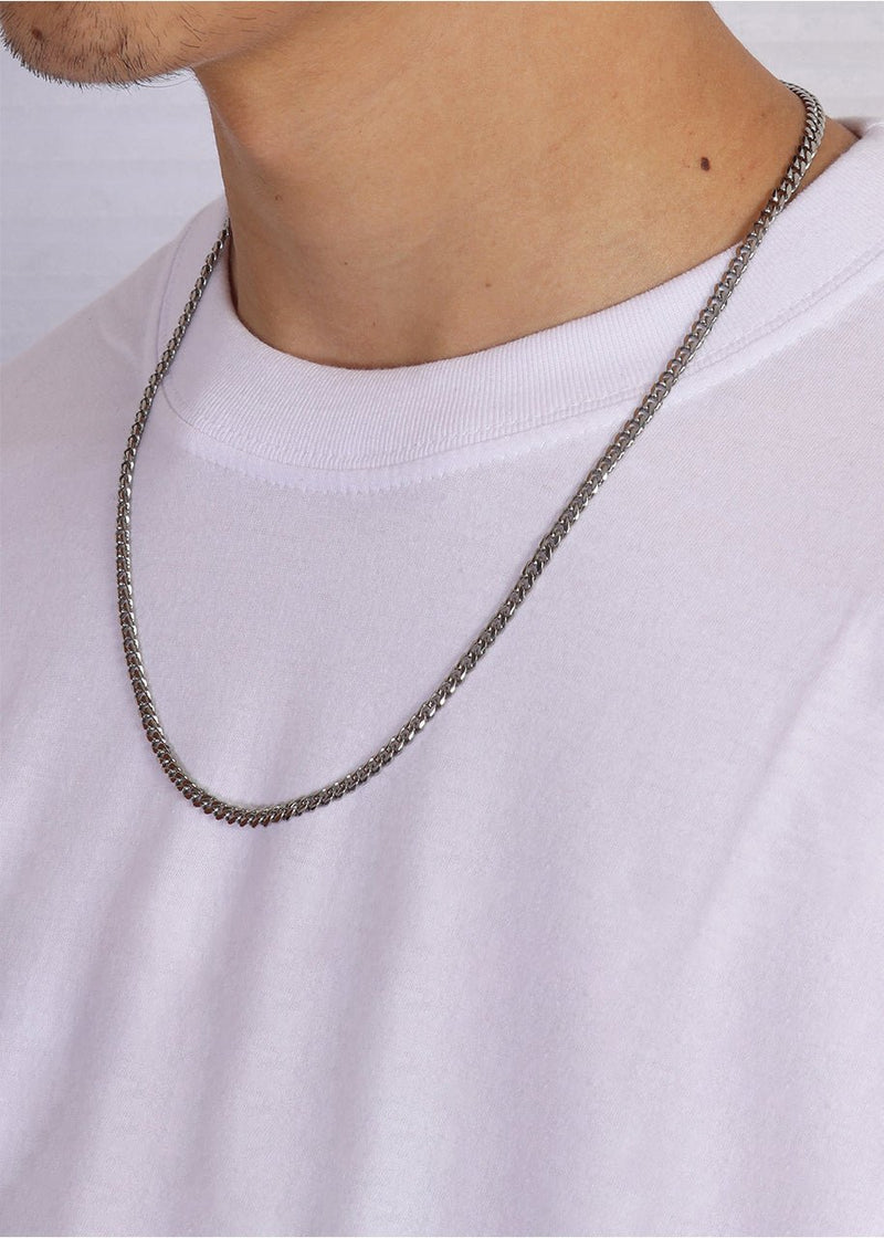 Cuban Chain. - (Silver) 4MM - ICEBOYS