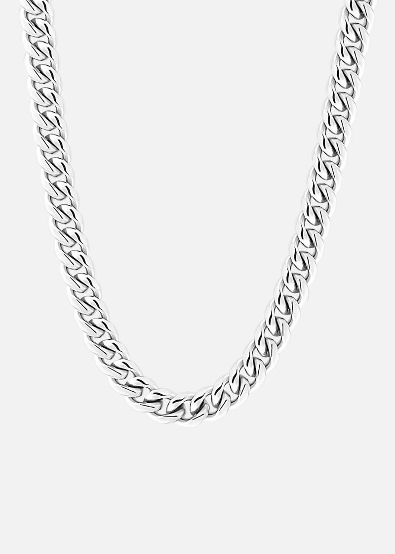 Cuban Chain. - (Silver) 8MM - ICEBOYS