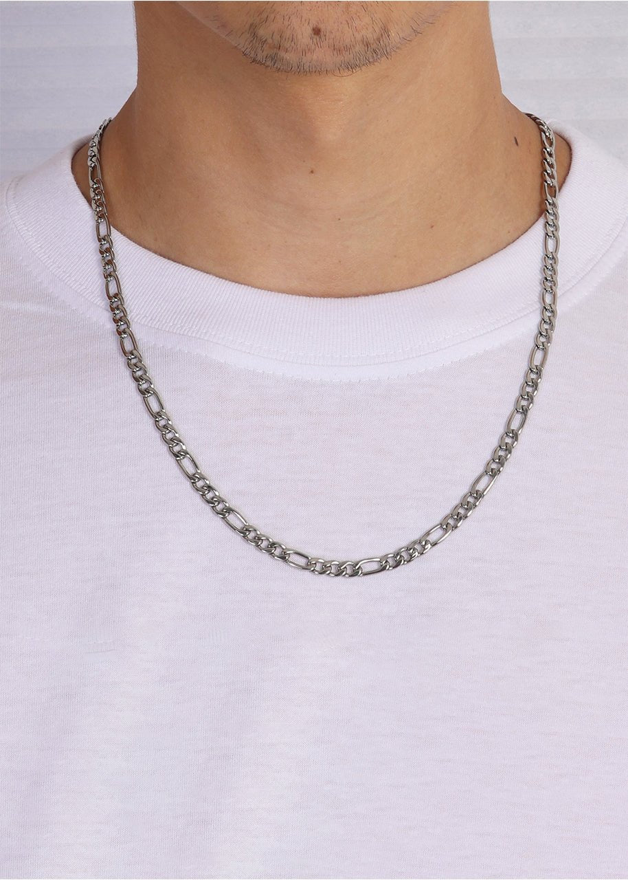 Figaro Chain. - (Silver) 5MM