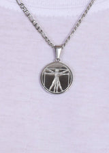 Leonardo da Vinci Pendant. - (Silver) - ICEBOYS