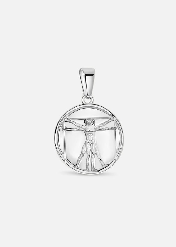 Leonardo da Vinci Pendant. - (Silver) - ICEBOYS