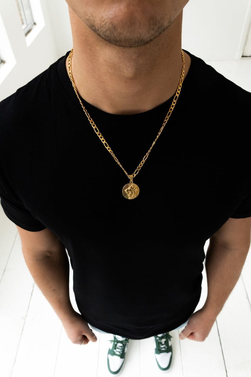 Lion Pendant. - (Gold) - ICEBOYS