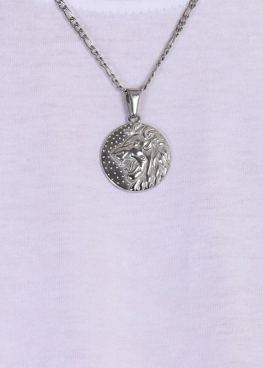 Lion Pendant. - (Silver) - ICEBOYS