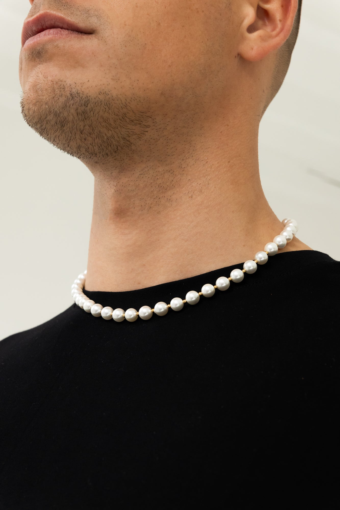 Pearl Chain. - (Gold) 8MM - ICEBOYS