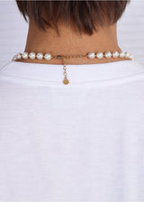 Pearl Chain. - (Gold) 8MM - ICEBOYS