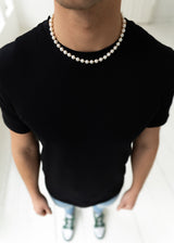 Pearl Chain. - (Gold) 8MM - ICEBOYS