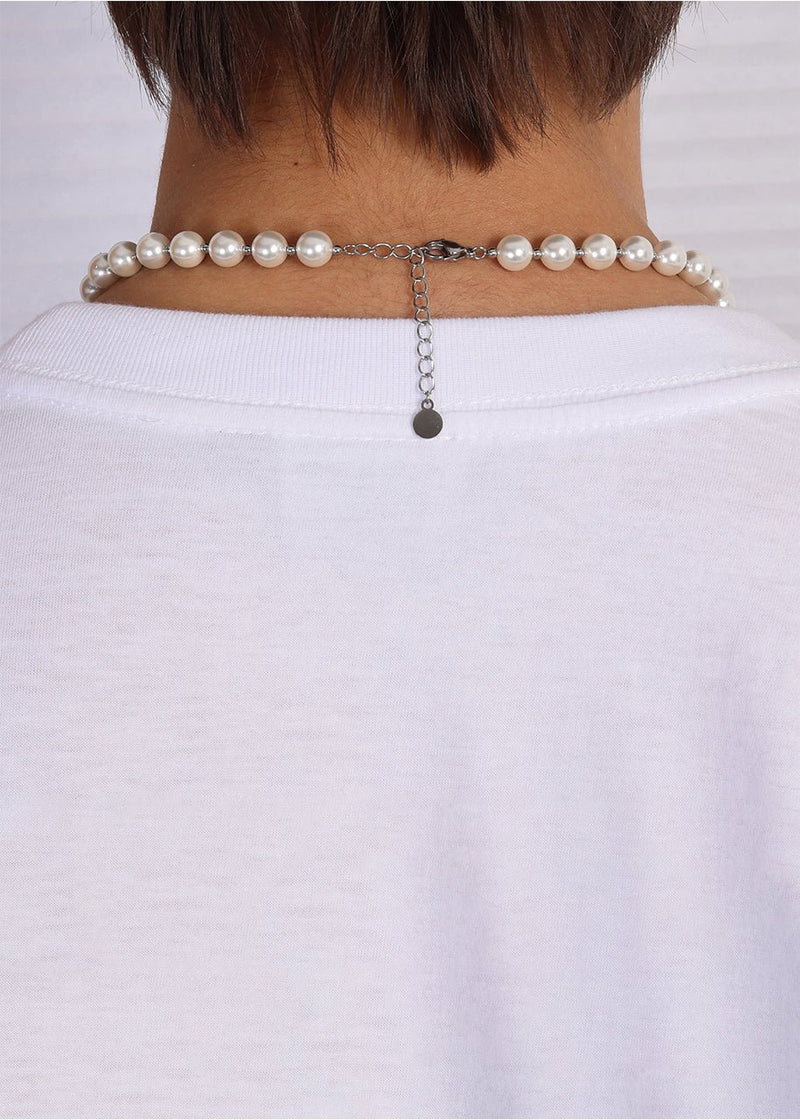 Pearl Chain. - (Silver 8MM - ICEBOYS