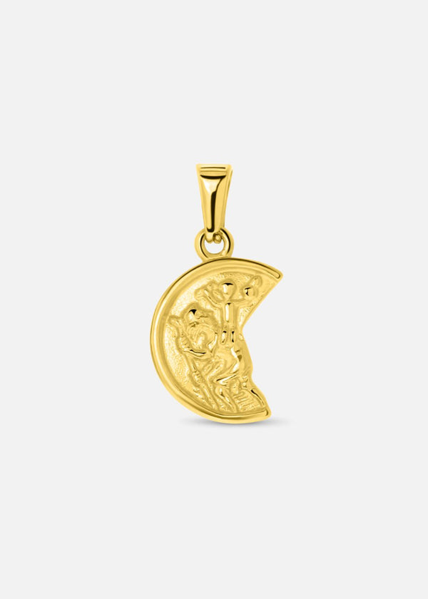 Quarter Pendant. - (Gold) - ICEBOYS