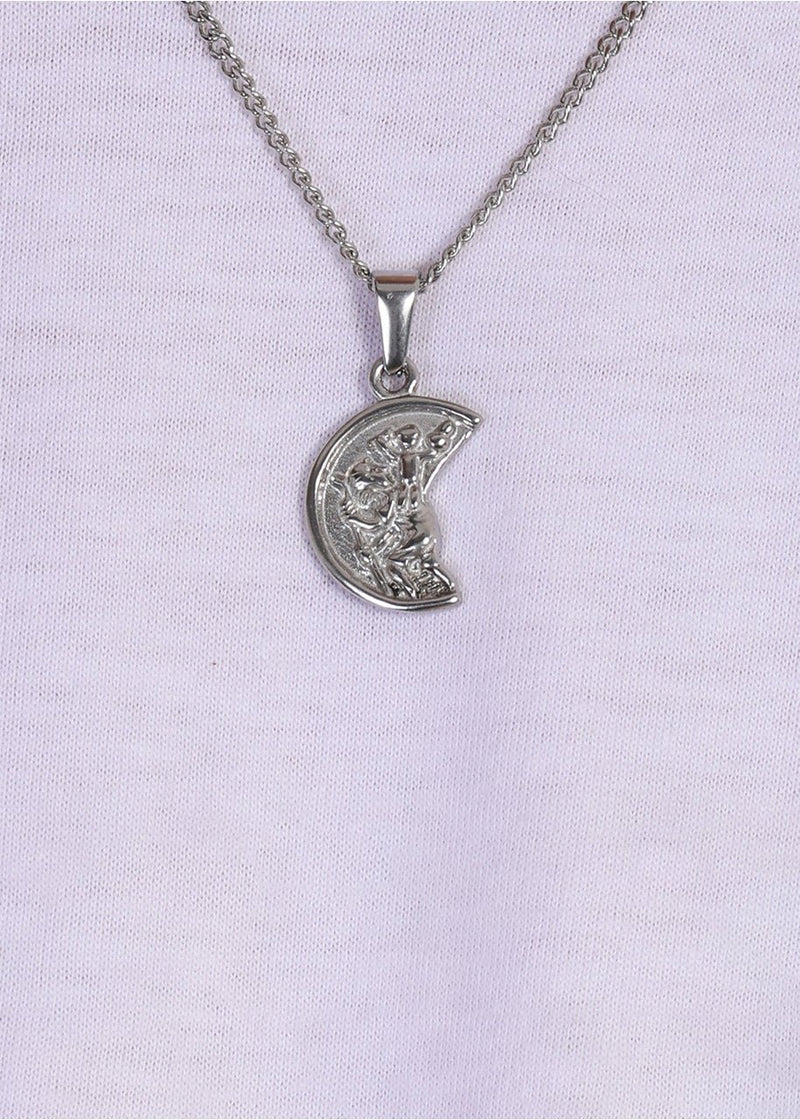 Quarter Pendant. - (Silver) - ICEBOYS