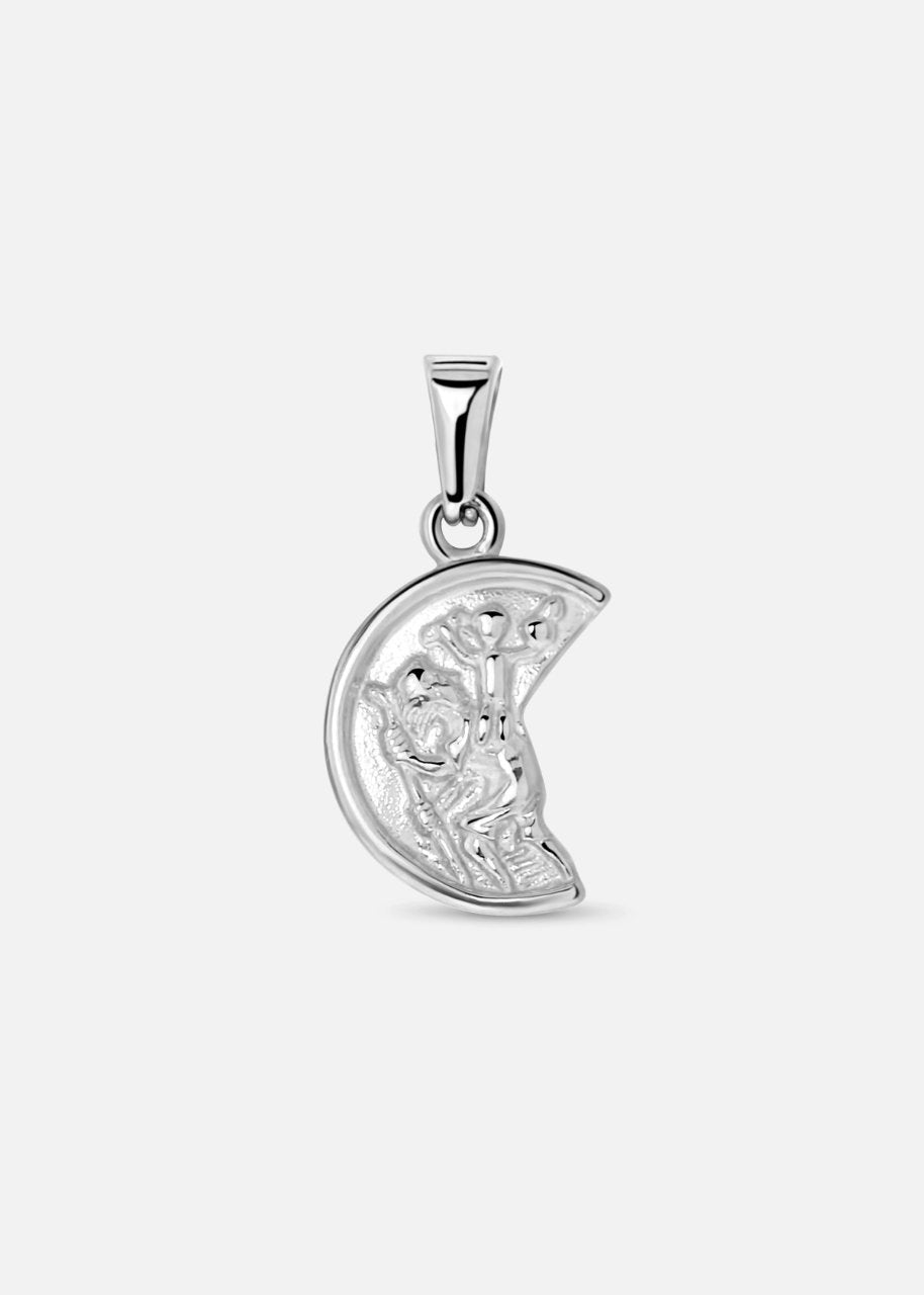 Quarter Pendant. - (Silver) - ICEBOYS