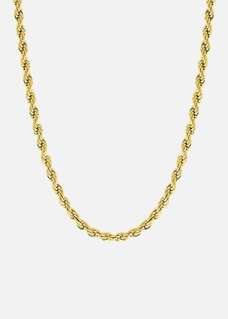 Rope Chain. - (Gold) 3MM - ICEBOYS