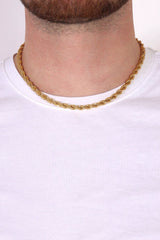 Rope Chain. - (Gold) 6MM - ICEBOYS