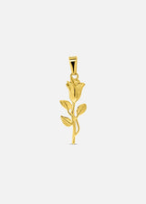 Rose Pendant. - (Gold) - ICEBOYS