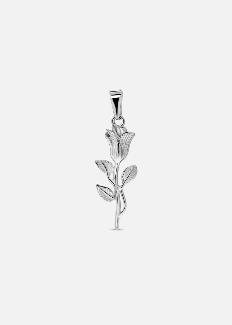 Rose Pendant. - (Silver) - ICEBOYS