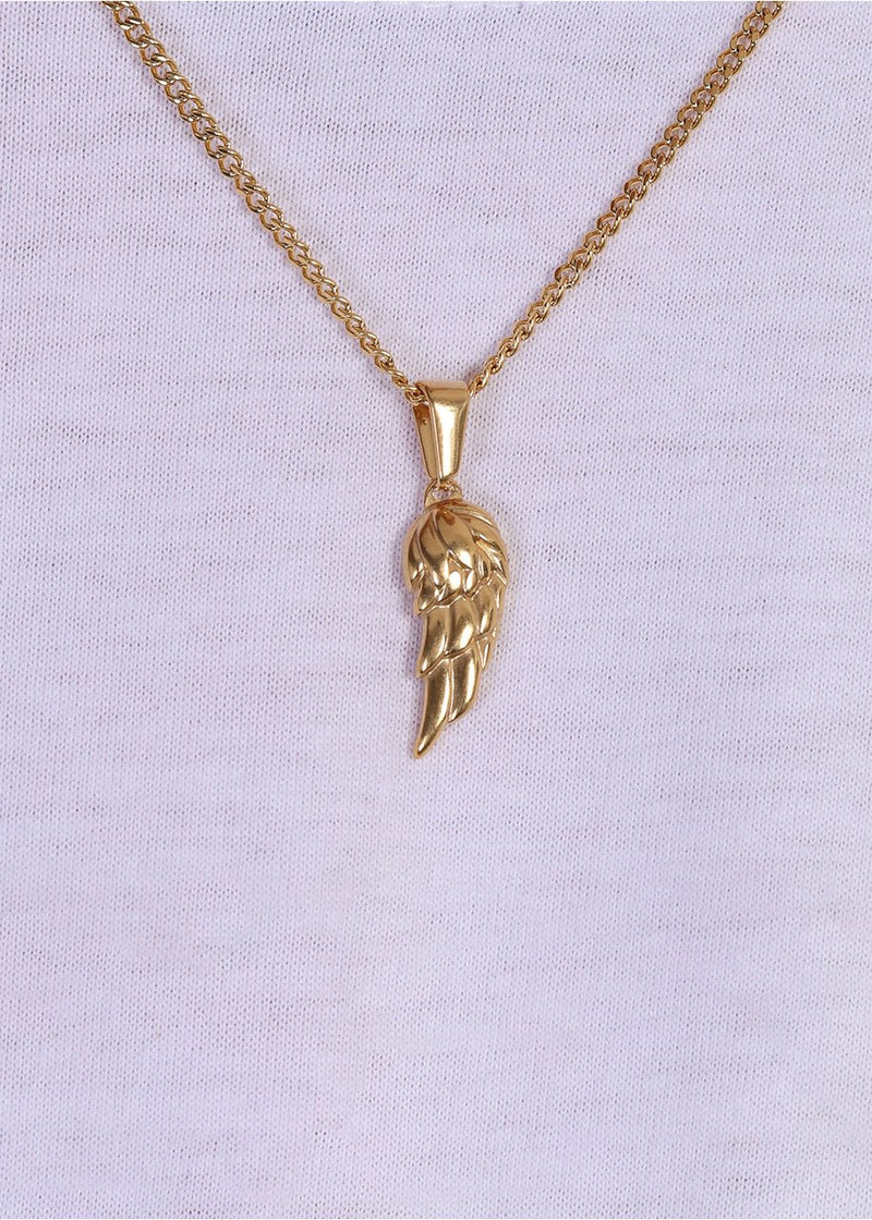 Wing Pendant. - (Gold) - ICEBOYS